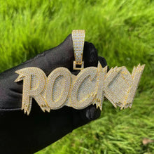 Load image into Gallery viewer, Street Triple Layer Name Pendant