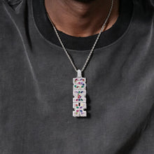 Load image into Gallery viewer, Pear Stone Name Pendant