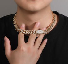 Load image into Gallery viewer, Cuban Link Initial Clasp (12mm)