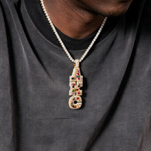 Load image into Gallery viewer, Pear Stone Name Pendant