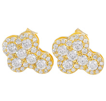 Load image into Gallery viewer, Cluster Cross Earrings