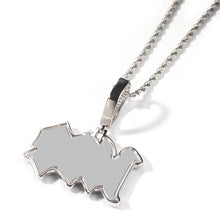 Load image into Gallery viewer, Conjoined Angular Baguette Name Pendant