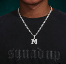 Load image into Gallery viewer, Small Single Letter Block Pendant