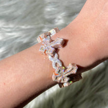 Load image into Gallery viewer, Large Infiniti Cross Bracelet