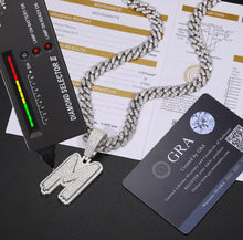 Load image into Gallery viewer, Small Single Letter Script Pendant