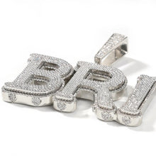 Load image into Gallery viewer, Big Heart Studded Name Pendant