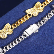 Load image into Gallery viewer, 6mm Butterfly Cuban Bracelet