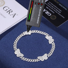 Load image into Gallery viewer, 6mm Butterfly Cuban Bracelet