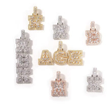 Load image into Gallery viewer, Pear Stone Name Pendant