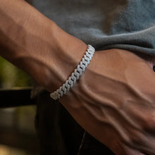 Load image into Gallery viewer, 2 Row Prong Cuban Link Bracelet (8mm/10mm/12mm/14mm/20mm)