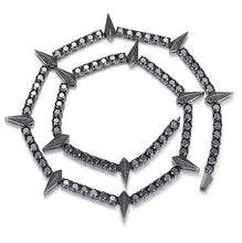 Load image into Gallery viewer, Black Panther Tennis Necklace