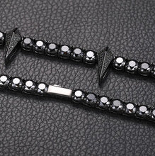 Load image into Gallery viewer, Black Panther Tennis Necklace