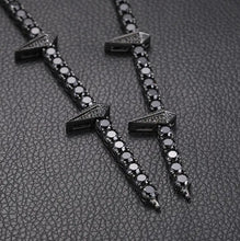 Load image into Gallery viewer, Black Panther Tennis Necklace