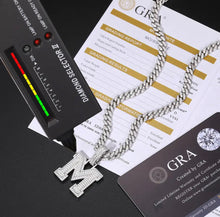 Load image into Gallery viewer, Small Single Letter Block Pendant