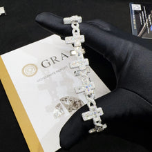 Load image into Gallery viewer, Small Infiniti Cross Bracelet