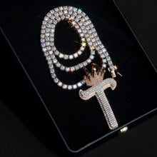 Load image into Gallery viewer, Big Single Letter Script Pendant