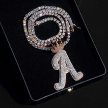 Load image into Gallery viewer, Big Single Letter Script Pendant