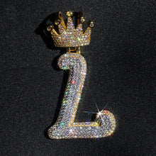 Load image into Gallery viewer, Big Single Letter Script Pendant