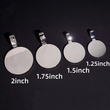 Load image into Gallery viewer, Iced Bail Photo Pendant (Multiple Sizes)