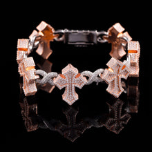 Load image into Gallery viewer, Large Infiniti Cross Bracelet