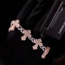Load image into Gallery viewer, Large Infiniti Cross Bracelet