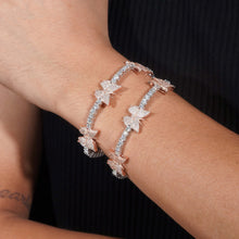Load image into Gallery viewer, Tennis Bracelet w/ Butterfly charm