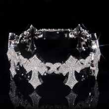 Load image into Gallery viewer, Large Infiniti Cross Bracelet