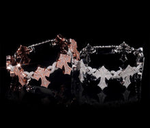 Load image into Gallery viewer, Large Infiniti Cross Bracelet