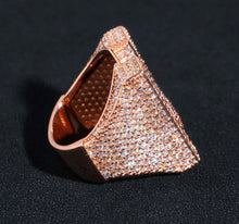 Load image into Gallery viewer, Baguette Single Letter Ring