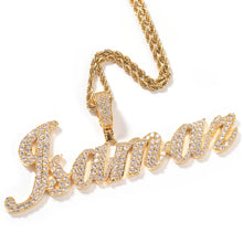 Load image into Gallery viewer, Basic Script Name Pendant