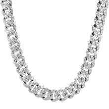 Load image into Gallery viewer, 18mm Big Stone Cuban Necklace