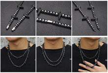 Load image into Gallery viewer, Black Panther Tennis Necklace