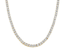 Load image into Gallery viewer, Tennis Necklace (3mm/4mm/5mm)