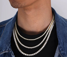 Load image into Gallery viewer, Tennis Necklace (3mm/4mm/5mm)