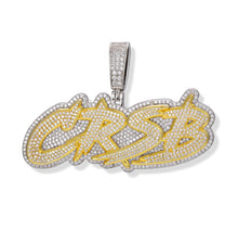 Load image into Gallery viewer, Triple Layer Brush Name Pendant