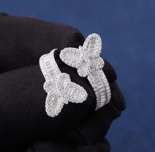 Load image into Gallery viewer, Butterfly Baguette Ring