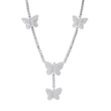 Load image into Gallery viewer, Butterfly Tennis Necklace