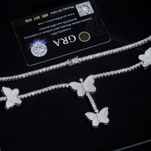Load image into Gallery viewer, Butterfly Tennis Necklace