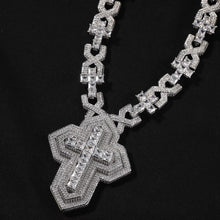 Load image into Gallery viewer, Square Infinity Cross Necklace (20mm)