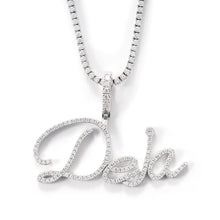 Load image into Gallery viewer, Small Cursive Name Pendant