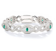 Load image into Gallery viewer, Evil Eye Bracelet (14mm)