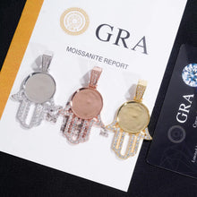 Load image into Gallery viewer, Hamsa Hand Photo Pendant