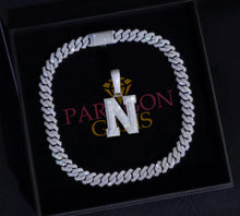 Load image into Gallery viewer, Big Single Letter Block Pendant