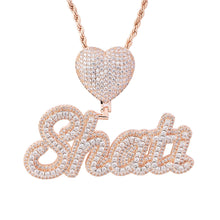 Load image into Gallery viewer, Triple Layer Name Pendant