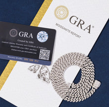 Load image into Gallery viewer, Single Row Prong Cuban Link Necklace (6mm/8mm)