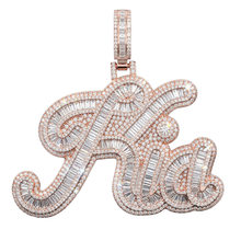 Load image into Gallery viewer, Medium Baguette Name Pendant