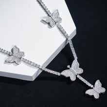 Load image into Gallery viewer, Butterfly Tennis Necklace