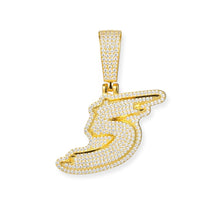 Load image into Gallery viewer, Single Number Script Pendant