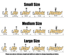 Load image into Gallery viewer, Triple Layer Brush Name Pendant