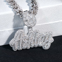 Load image into Gallery viewer, Triple Layer Cursive Name Pendant